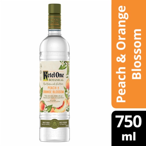 Ketel One Botanical Peach & Orange Blossom Vodka 750ml available at Sip N Burn Liquors, crafted with natural peach and orange blossom flavors for a refreshing taste.