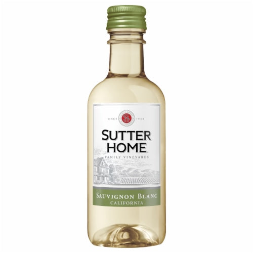 Sutter Home Sauvignon Blanc 187ml bottle available at Sip N Burn Liquors, perfect for refreshing wine lovers