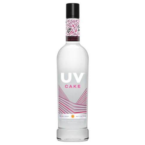 Uv Vodka Cake 750ml bottle available at Sip N Burn Liquors, featuring a deliciously unique flavor perfect for cocktails and celebrations.