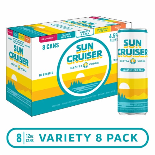 Sun Cruiser Iced Tea Vodka Variety Pack 12oz available at Sip N Burn Liquors – refreshing and flavorful vodka beverages for any occasion