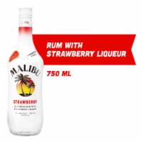 Malibu Strawberry Rum Flavored 750ml Bottle available at Sip N Burn Liquors