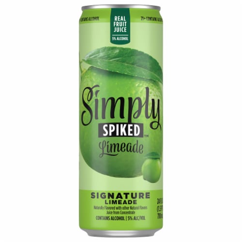 Simply Spiked Signature Limeade from Sip N Burn Liquors - refreshing limeade beverage with a twist, ideal for summer gatherings and relaxing moments.