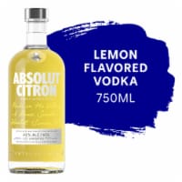 Absolut Citron Flavored Vodka 750ml available at Sip N Burn Liquors, perfect for cocktails and refreshing drinks.