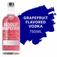 Absolut Grapefruit Flavored Vodka 750ml available at Sip N Burn Liquors, refreshing citrus flavor perfect for cocktails and mixed drinks.