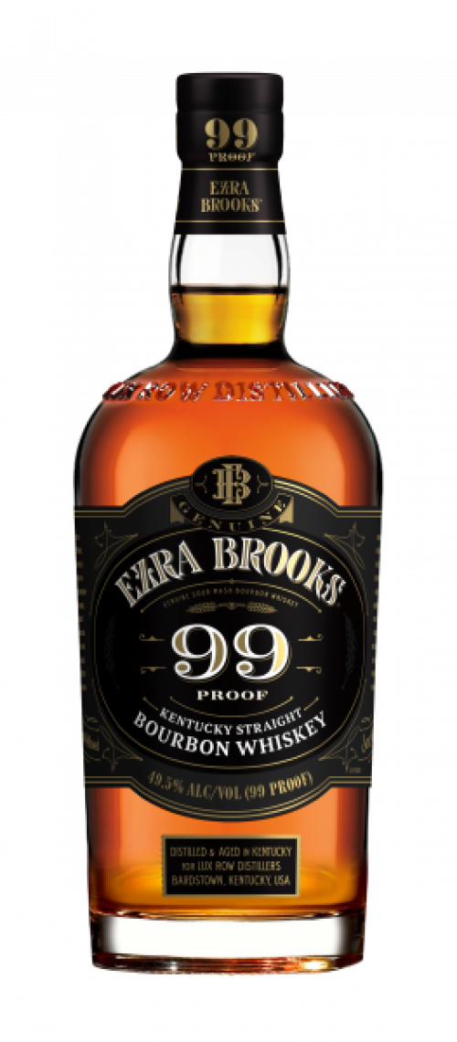 Ezra Brooks Ezra 99 Bourbon 750ml bottle available at Sip N Burn Liquors, a premium bourbon with rich flavors and smooth finish.