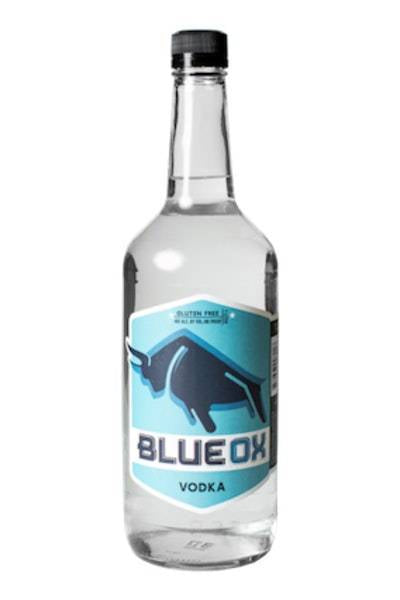 Blue Ox 375 whiskey bottle from Sip N Burn Liquors, showcasing rich amber color and distinct label design.