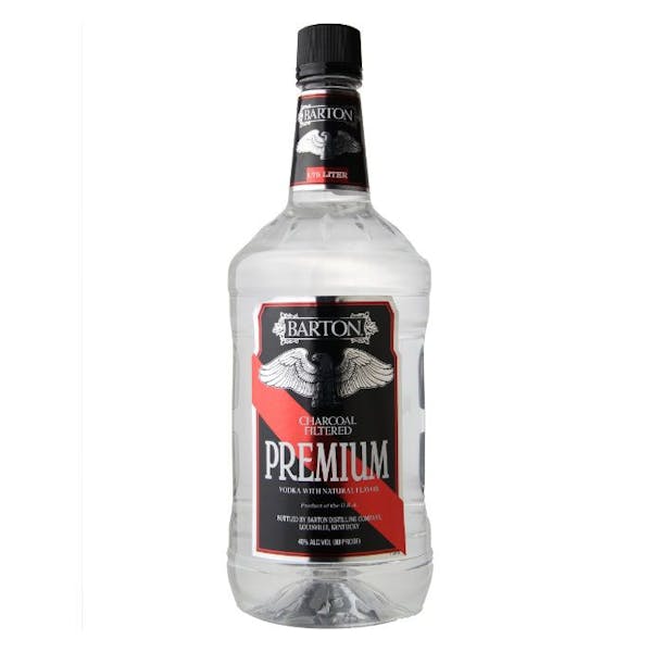 Barton Vodka 1.75L bottle available at Sip N Burn Liquors, premium quality vodka for cocktails and mixed drinks.