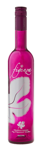 Figenza Fig Vodka 750ml bottle from Sip N Burn Liquors showcasing its unique design and rich flavor profile.