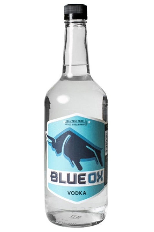 Premium BLUE OX 750ml from Sip N Burn Liquors - A bold and smooth spirit perfect for cocktails and sipping.