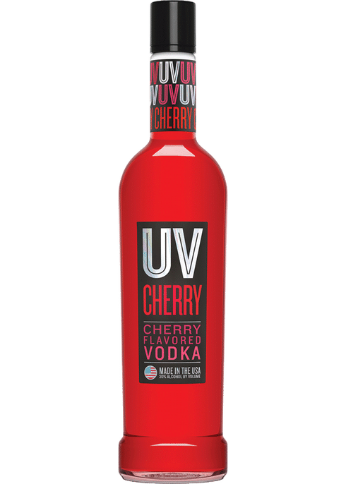 UV Vodka Cherry Vodka Flavored 750ml Bottle available at Sip N Burn Liquors, perfect for cocktails and mixed drinks.