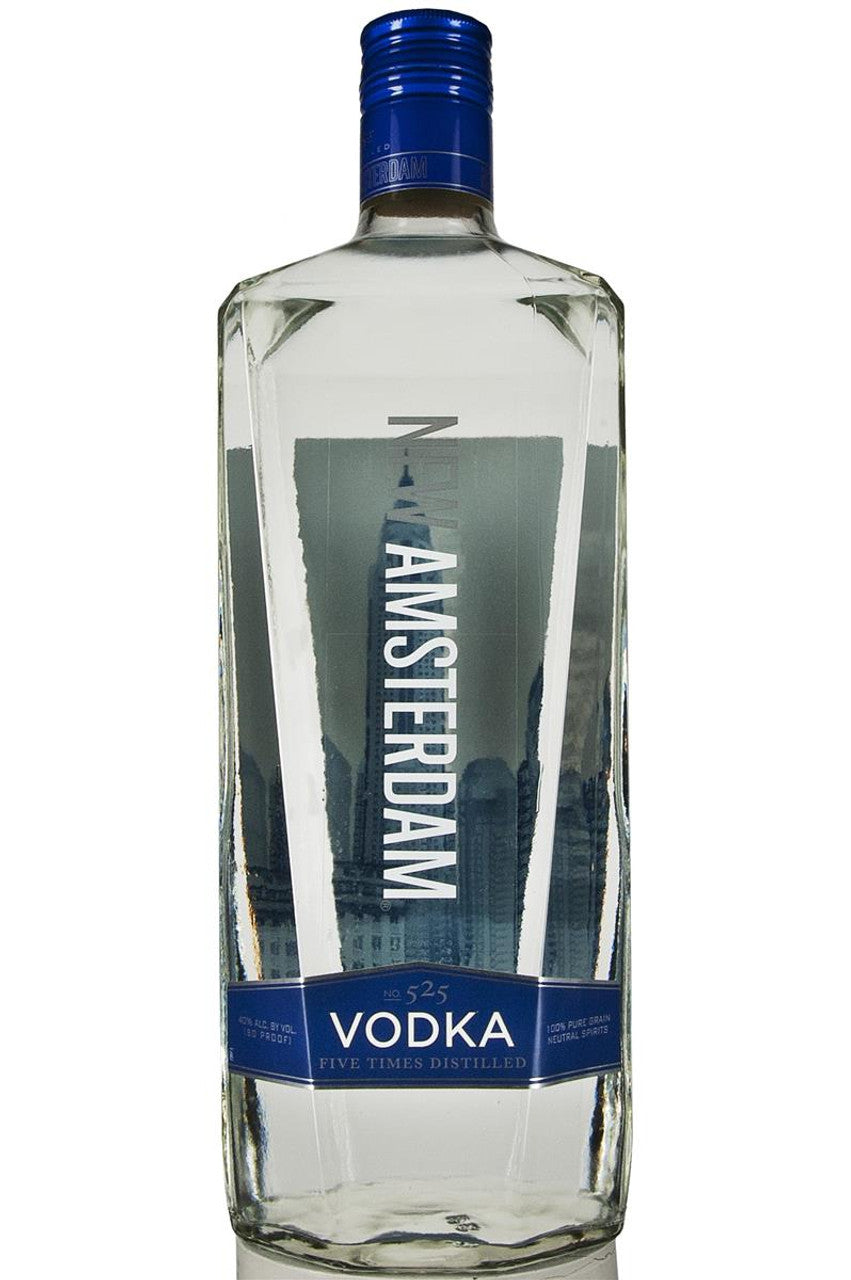 New Amsterdam vodka bottle displayed at Sip N Burn Liquors, premium quality spirits for every occasion.