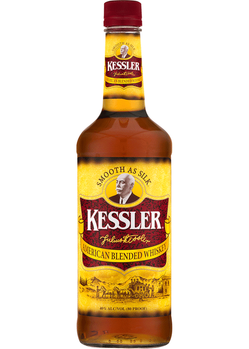 Kessler Blended Whiskey 750ml bottle available at Sip N Burn Liquors, rich flavor and smooth finish, perfect for sipping or mixing.