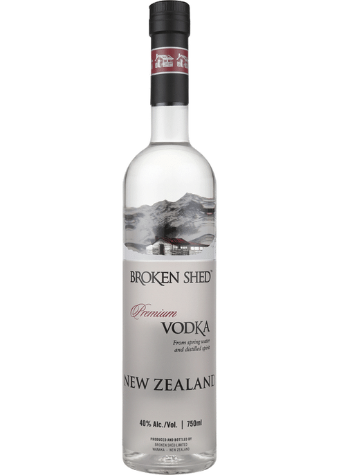 Broken Shed Vodka 750ml bottle from Sip N Burn Liquors, premium handcrafted vodka, perfect for cocktails and sipping.