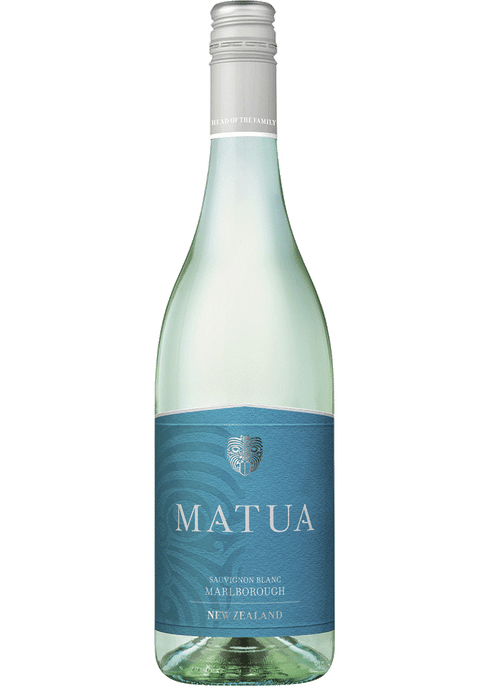 Matua Sauvignon Blanc bottle on display at Sip N Burn Liquors, featuring its crisp white wine characteristics perfect for summer sipping.