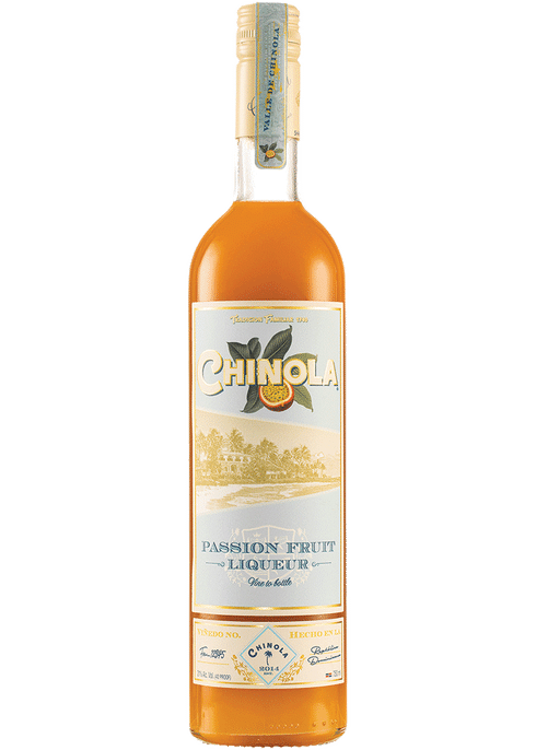 Chinola Passion Fruit Liqueur 750ml available at Sip N Burn Liquors, vibrant tropical flavors for cocktails and desserts