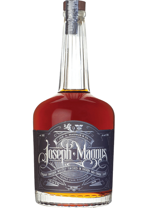 Joseph Magnus Bourbon 750ml bottle for sale at Sip N Burn Liquors, premium whiskey with rich flavors and smooth finish.