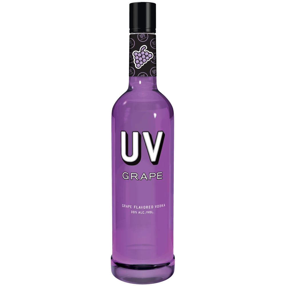 UV Grape Vodka 750ml - Premium grape-flavored vodka from Sip N Burn Liquors, perfect for cocktails and mixing.