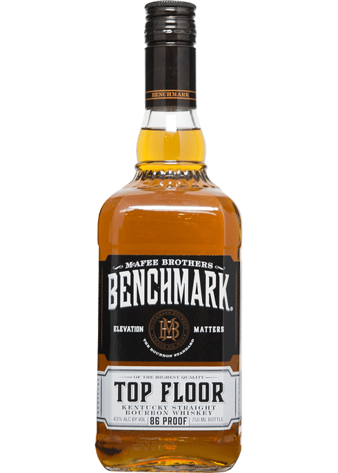 Benchmark Top Floor Bourbon Whiskey 750ml Bottle from Sip N Burn Liquors - premium bourbon with rich flavor and smooth finish.