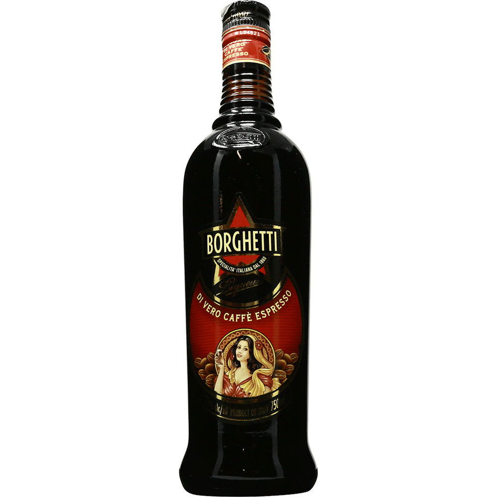 Caffe Borghetti Coffee Liqueur available at Sip N Burn Liquors, rich coffee flavor perfect for cocktails and desserts