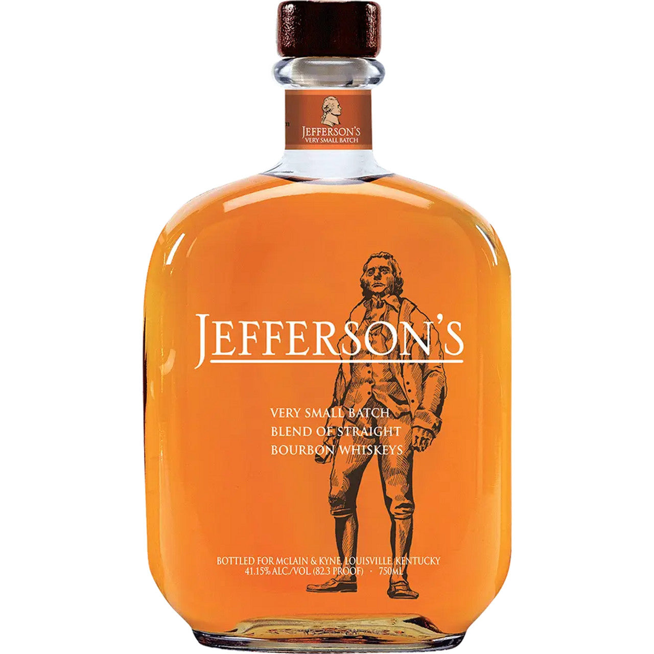 Jefferson's Very Small Batch Bourbon 750ml available at Sip N Burn Liquors, premium small batch bourbon with rich flavors and smooth finish.