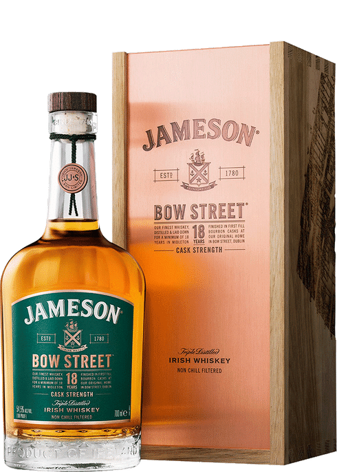 Jameson 18 Years Cask Strength 750ml bottle from Sip N Burn Liquors, premium Irish whiskey with rich flavors and smooth finish.