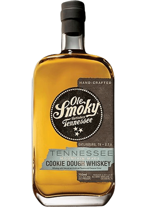 Ole Smokey Cookie Dough – indulgent whiskey infused with the delicious flavor of cookie dough, available at Sip N Burn Liquors for a unique and flavorful experience.