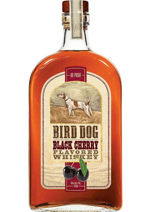 Bird Dog Whiskey Black Cherry Whiskey Flavored - 750ml Bottle available at Sip N Burn Liquors, featuring rich black cherry notes for a smooth, sweet whiskey experience.