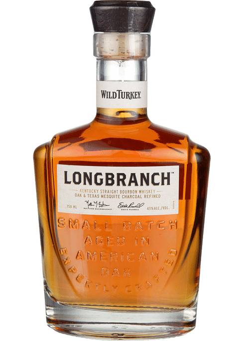 Wild Turkey Longbranch Kentucky Straight Bourbon Whiskey available at Sip N Burn Liquors, smooth and flavorful bourbon with a hint of oak and caramel.