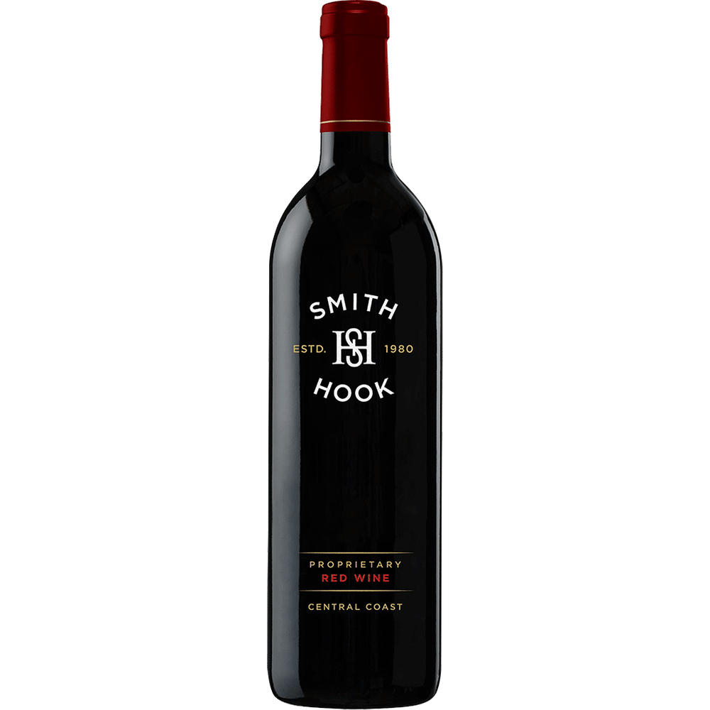 Smith & Hook Red Blend wine bottle from Sip N Burn Liquors, showcasing a rich blend of flavors, perfect for wine enthusiasts and collectors.