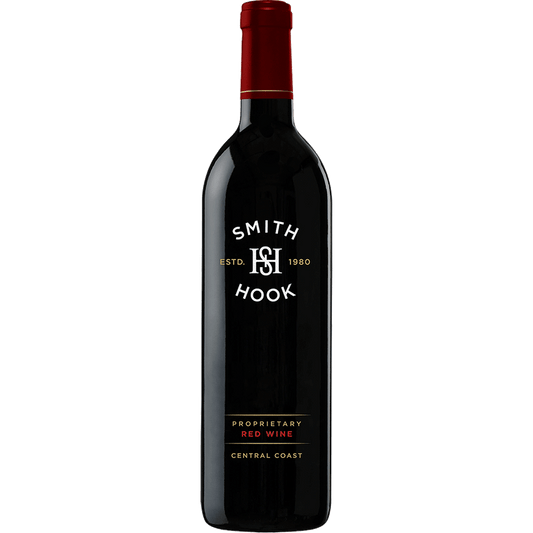 Smith & Hook Red Blend wine bottle from Sip N Burn Liquors, showcasing a rich blend of flavors, perfect for wine enthusiasts and collectors.