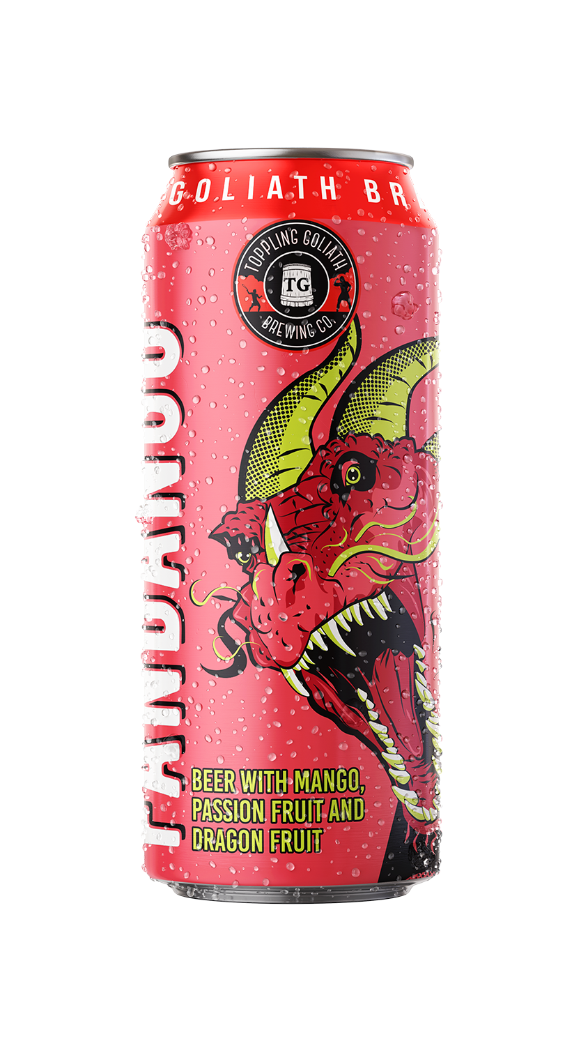 Toppling Goliath Brewing Co. craft beer available at Sip N Burn Liquors, featuring unique flavors and high-quality ingredients.