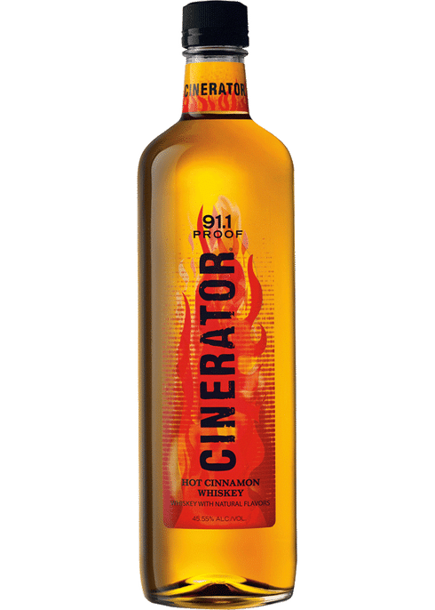 Cinerator Hot Cinnamon Whiskey Flavored 750ml bottle available at Sip N Burn Liquors, perfect for adding a spicy twist to your cocktails.