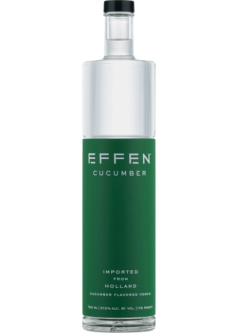 Effen Cucumber Vodka available at Sip N Burn Liquors, refreshing cucumber-infused spirit perfect for cocktails and mixers.