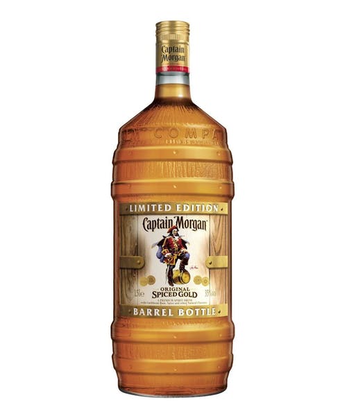 Captain Morgan Original Spiced Barrel available at Sip N Burn Liquors - perfect for cocktails and celebrations.