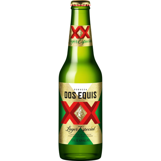 Dos Xx beer available at Sip N Burn Liquors, refreshing lager with a crisp taste perfect for any occasion.