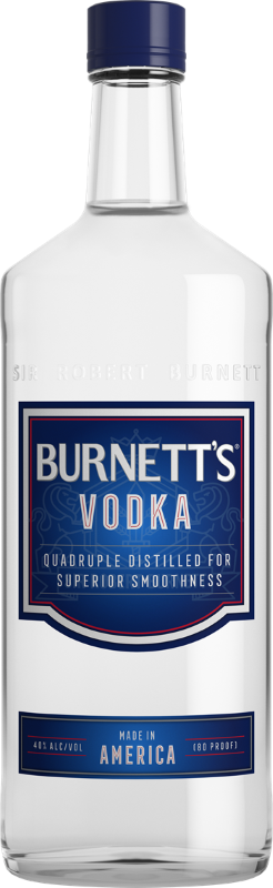 Burnett's Vodka 750ml available at Sip N Burn Liquors, premium quality, smooth taste, perfect for cocktails and celebrations