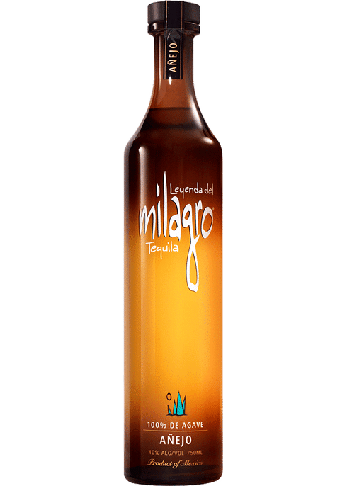 Milagro Anejo tequila bottle from Sip N Burn Liquors, premium aged tequila showcasing rich flavors and smooth finish.