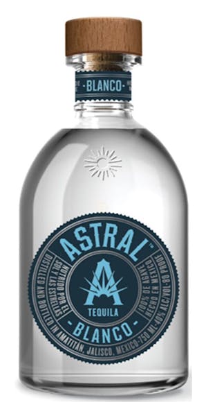 Astral Tequila Blanco 750ml bottle from Sip N Burn Liquors, featuring a vibrant label showcasing premium quality artisanal tequila.