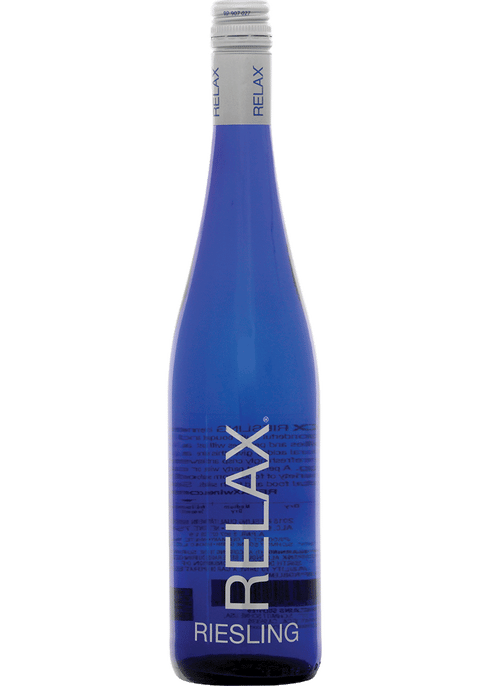 Relax Riesling wine bottle from Sip N Burn Liquors, showcasing a crisp and refreshing white wine with fruity notes and a smooth finish, perfect for any occasion.