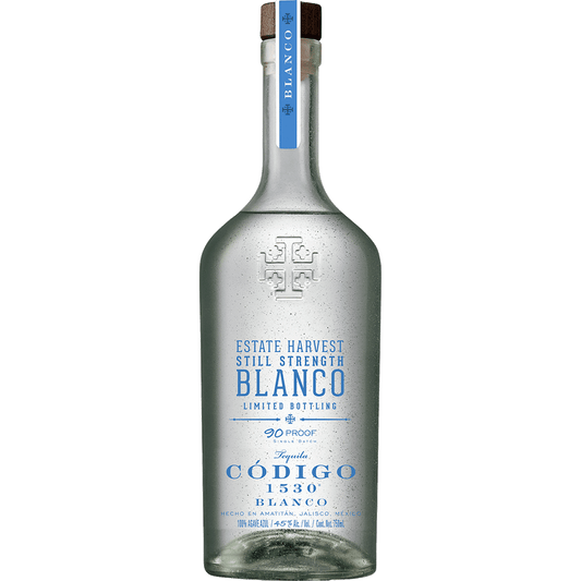 Codigo 1530 Still Strength Tequila Blanco Silver 750ml Bottle available at Sip N Burn Liquors, premium quality tequila for a smooth and flavorful experience.