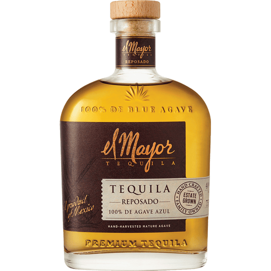 El Mayor Reposado Tequila bottle from Sip N Burn Liquors, premium aged tequila with smooth flavor and golden hue.