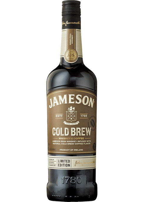 Jameson Cold Brew Irish Whiskey 750ml bottle available at Sip N Burn Liquors, perfect for coffee lovers and whiskey enthusiasts.