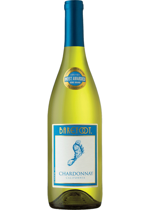 Barefoot Chardonnay wine bottle available at Sip N Burn Liquors, perfect for any occasion with its refreshing taste and crisp acidity.