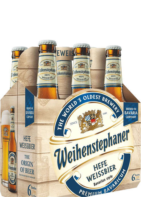 Hefe Weissbier Wheat Ale by Weihenstephaner 11oz Bottles available at Sip N Burn Liquors Germany