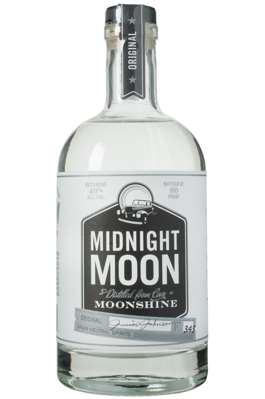 Midnight Moon 80 Proof Moonshine White Whiskey 750ml Bottle available at Sip N Burn Liquors