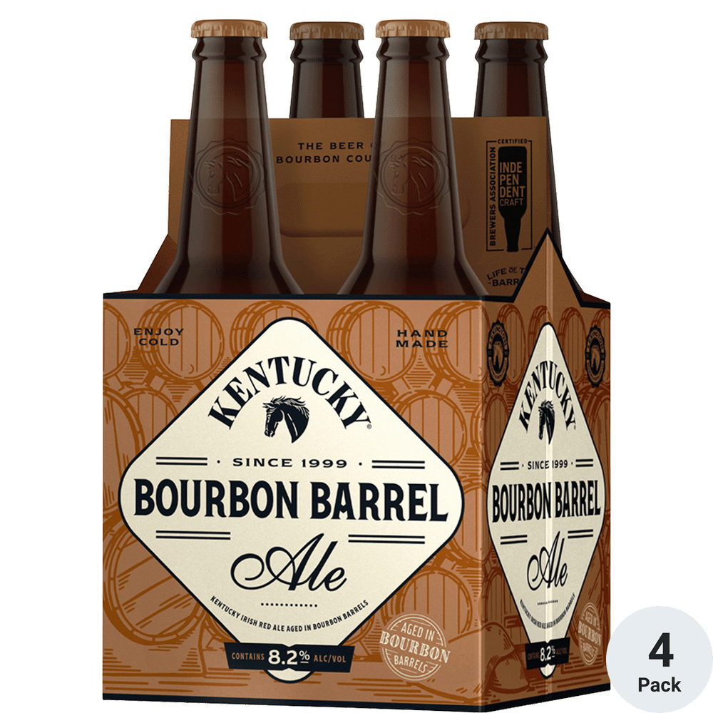 Kentucky Bourbon Barrel 4pk from Sip N Burn Liquors - premium craft beer aged in Kentucky bourbon barrels for rich flavor.