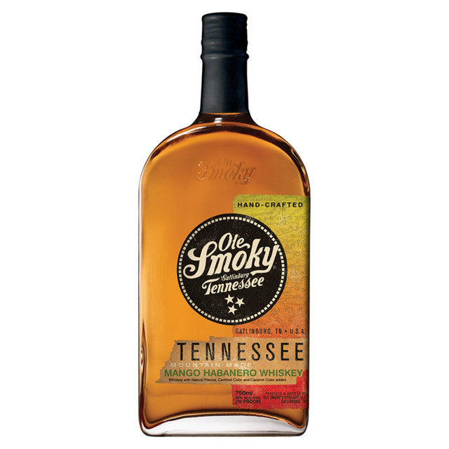 Ole Smoky Peach Mini from Sip N Burn Liquors - a delightful peach-flavored whiskey, perfect for sipping or mixing in cocktails.