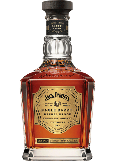 Jack Daniel's Single Barrel Barrel Proof Tennessee Whiskey 750ml Bottle available at Sip N Burn Liquors, rich flavor and premium quality whiskey