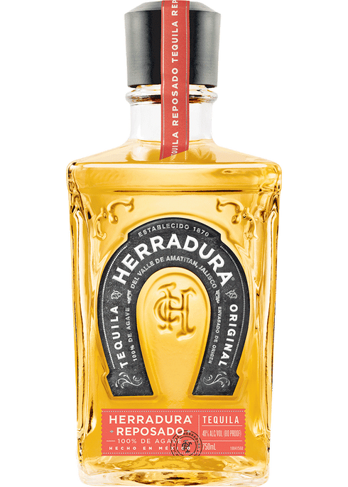 Herradura Reposado Tequila 750ml available at Sip N Burn Liquors, premium quality tequila aged for 11 months in oak barrels for rich flavors and smooth finish.