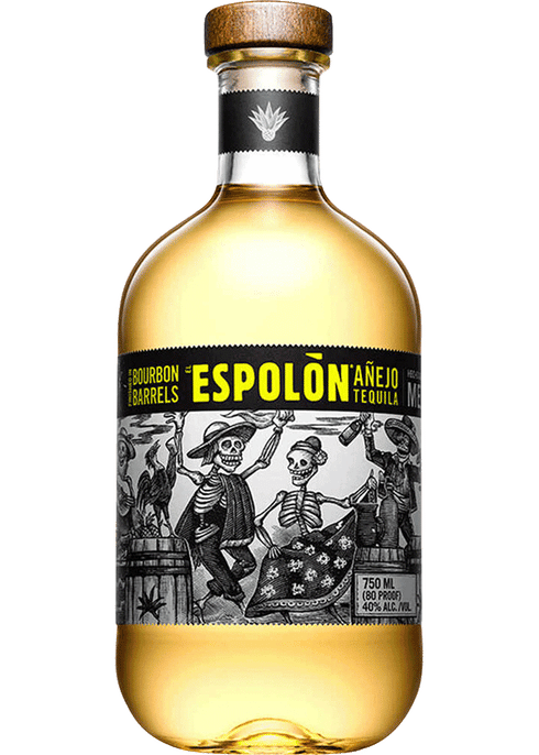 Espolon Anejo Tequila 750ml bottle from Sip N Burn Liquors, featuring a rich amber color and iconic packaging perfect for sipping and cocktails.